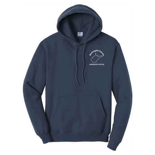 Port and Company Core Fleece Pullover Hooded Sweatshirt -- Navy