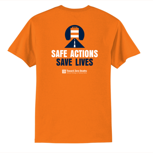 Port and Company Tall 50/50 T Shirt -- Orange