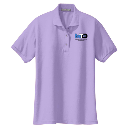 Ladies Port Authority Silk Touch Sport Shirt. -- Bright Lavender
