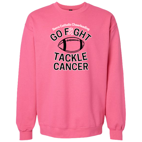 Tackle Cancer Sweatshirt -- Pink