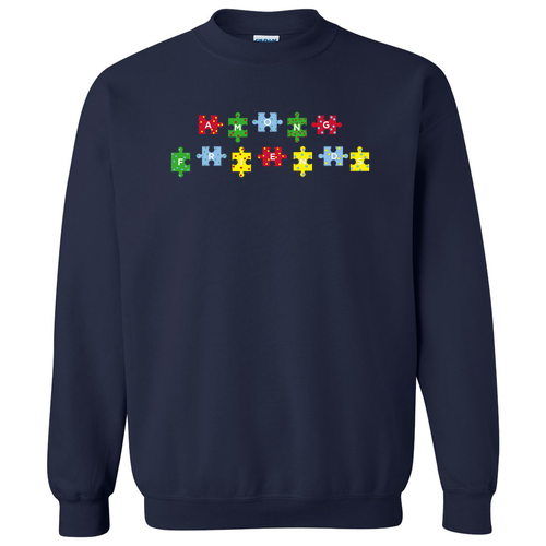 Gildan Heavy Blend Crew Neck Sweatshirt -- Navy