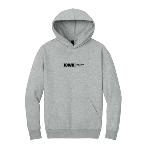 Embroidered CCOM Logo District V.I.T. Heavyweight Fleece Hoodie -- Light Heather Grey