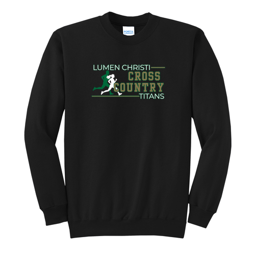Port and Company Classic Crewneck Sweatshirt -- Jet Black