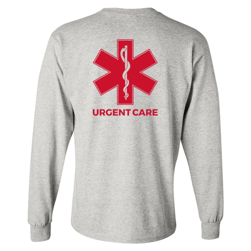 Gildan Heavy Cotton Longsleeve Basic T-Shirt -- Ash