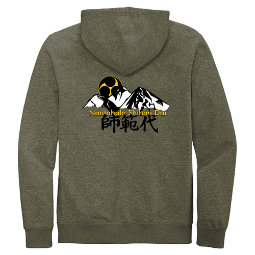 District V.I.T. Fleece Heathered Olive Full-Zip Hoodie