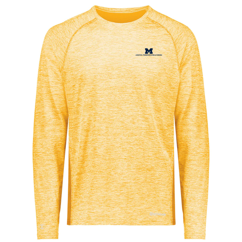 Holloway Electrify Coolcore Long Sleeve T-Shirt -- Gold Heather, $38