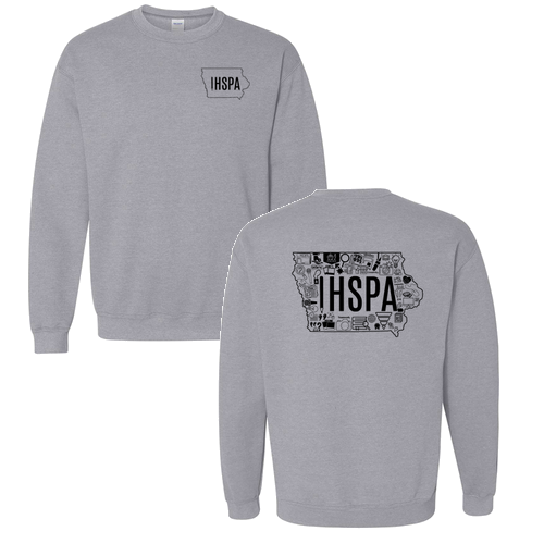 Gildan Heavy Blend Crew Neck Sweatshirt -- Sport Grey