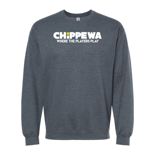 Gildan Adult Softstyle Fleece Crew Sweatshirt -- Dark Heather