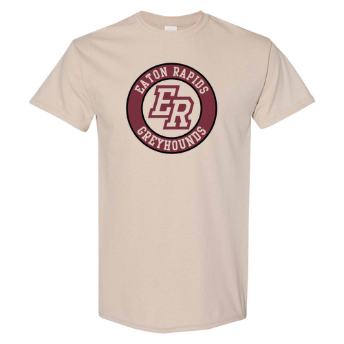 Eaton Rapids Greyhounds T-Shirt -- Sand
