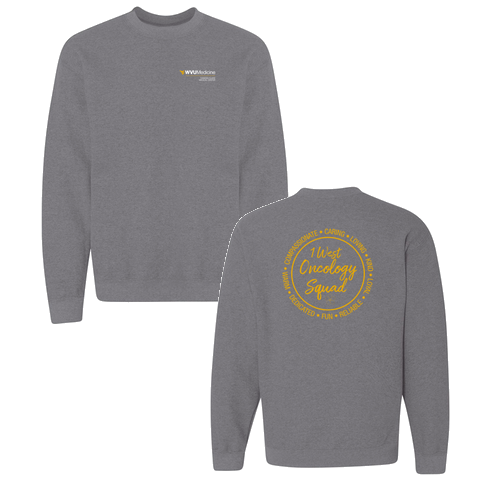 Gildan Heavy Blend Crew Neck Sweatshirt -- Graphite Heather