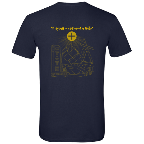 Lights Of The World SoftStyle T-Shirt -- Navy