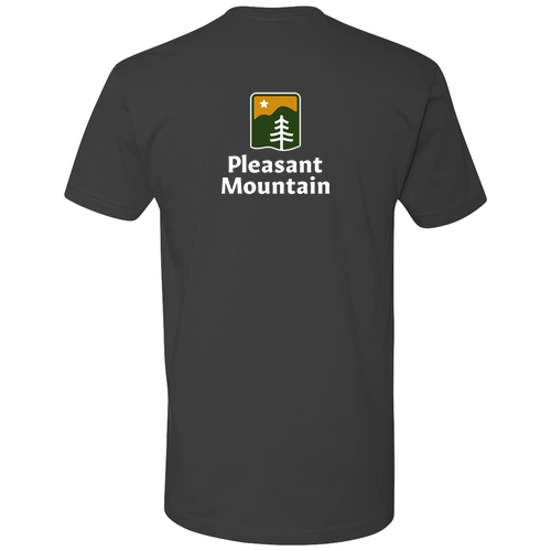 Pleasant Mountain Logo 2 Full color -- Short Sleeve Heavy Metal