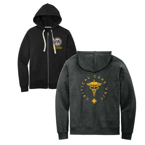 District Re-Fleece Full-Zip Hoodie -- Charcoal Heather