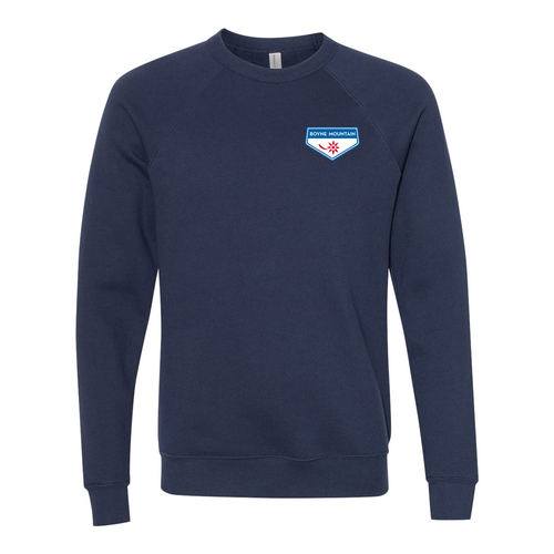 Boyne Mountain Logo 2 Full Color -- Crewneck Sweatshirt Navy