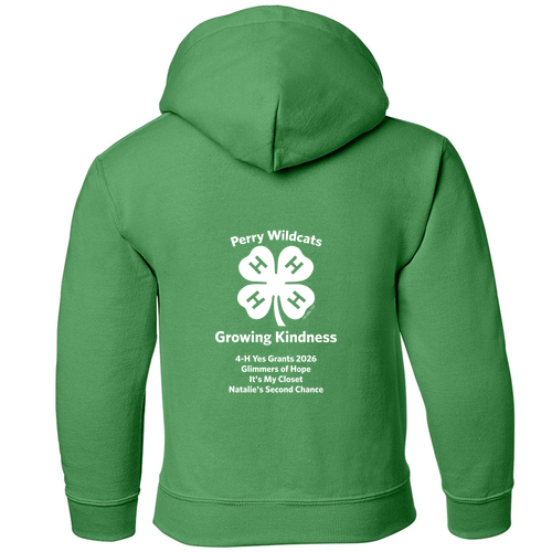 Gildan Heavy Blend Youth Hooded Sweatshirt -- Irish Green