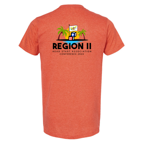 Tultex Unisex Ultra Blend Tee -- Heather Orange