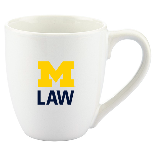 Jetline 15oz Bistro Style Ceramic Mug- Less than Minimum -- White