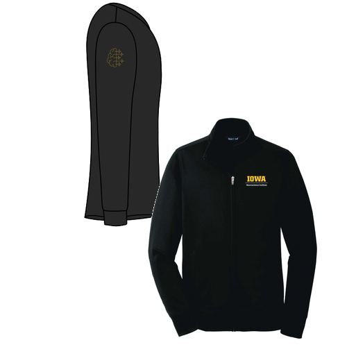 Sport Tek Ladies Sport Wick Fleece Full Zip Jacket -- Black