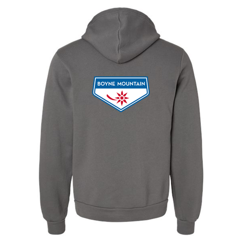 Boyne Mountain Logo 2 Full Color -- Pullover hooded Sweatshirt Asphalt
