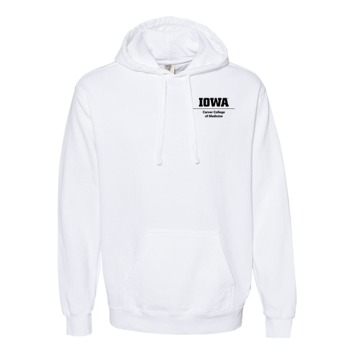 Comfort Colors Garment Dyed Hooded Pullover Sweatshirt -- White