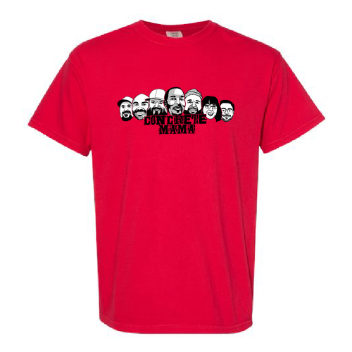 BW Faces Comfort Colors Unisex Garment-Dyed Heavyweight T-Shirt -- Red