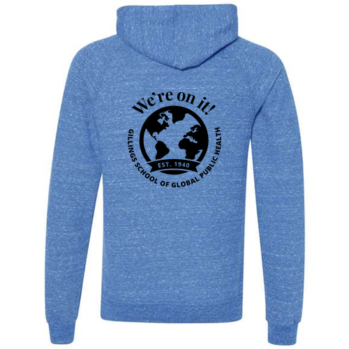 Jerzees Adult 7.2 Oz. Snow Heather Raglan Hood -- Royal