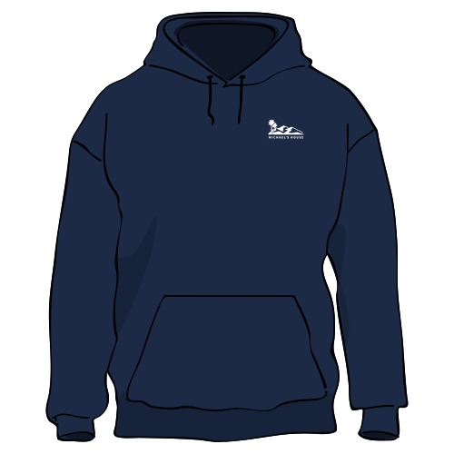 Gildan Heavy Blend Hooded Sweatshirt -- Navy