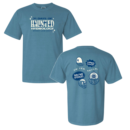 Comfort Colors Unisex Garment-Dyed Heavyweight T-Shirt -- Ice Blue