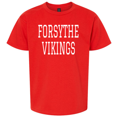 Youth Gildan Softstyle Fitted T-Shirt -- Red