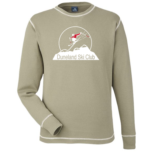J America Vintage Long Sleeve Thermal T Shirt -- Olive