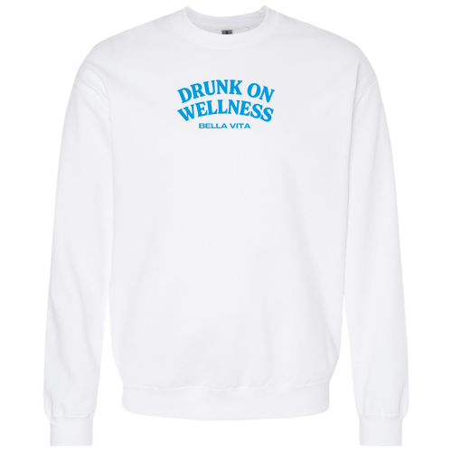 Gildan Adult Softstyle Fleece Crew Sweatshirt -- White