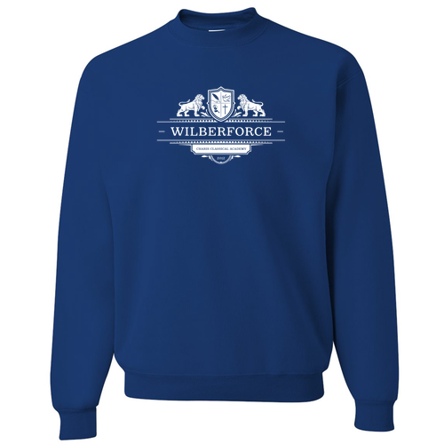 Wilberforce Jerzees 50/50 Nublend Fleece Crewneck -- Royal