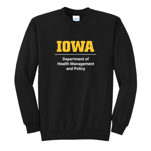 Port and Company Classic Crewneck Sweatshirt -- Jet Black