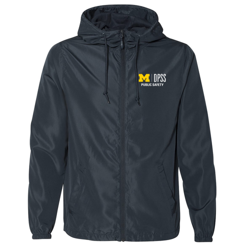 Mens/Unisex Independent Trading Co. Lightweight Windbreaker Zip Jacket -- Classic Navy