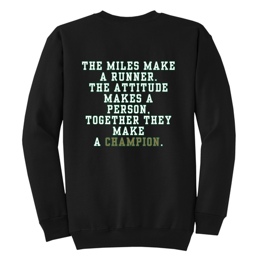 Port and Company Classic Crewneck Sweatshirt -- Jet Black