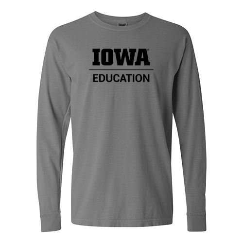 Comfort Colors Ringspun Long Sleeve Tee -- Grey