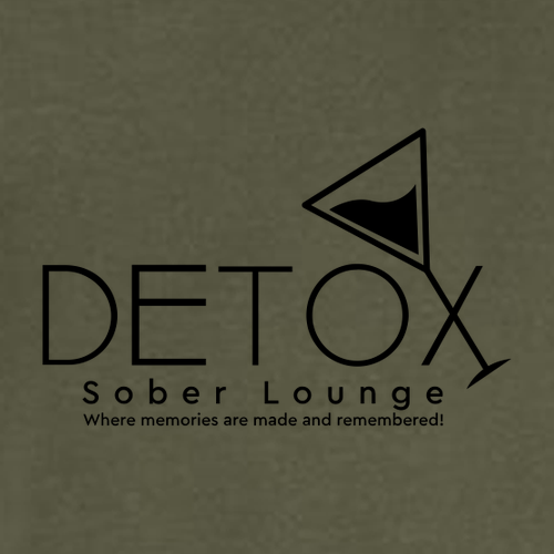 Detox Sober Lounge Tee -- Sage