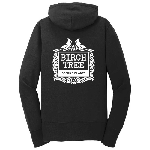 Port and Company Ladies Core Fleece Full Zip Hooded Sweatshirt -- Jet Black