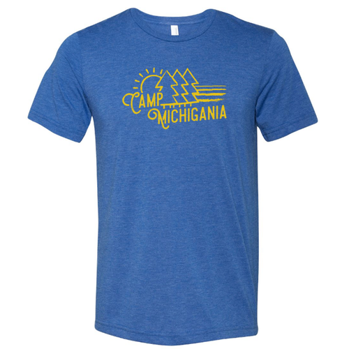 Bella Canvas Soft Fitted Triblend Short Sleeve T-Shirt -- True Royal Triblend