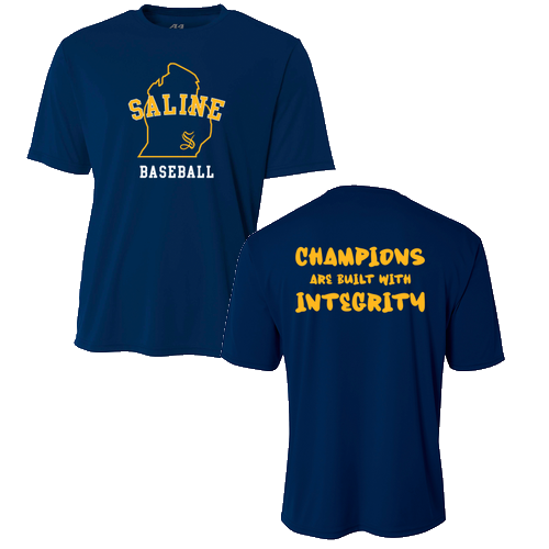 A4 Cooling Performance Short Sleeve Tee -- Navy
