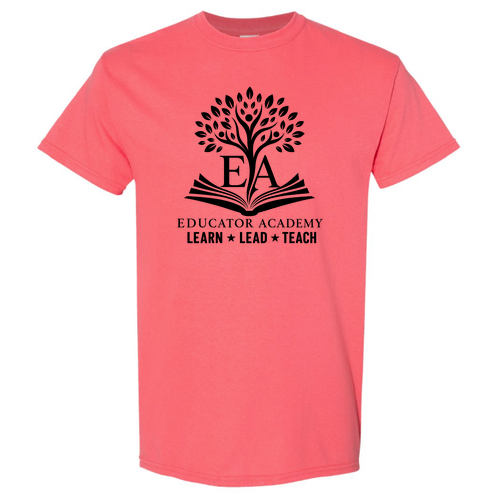Gildan Heavy Cotton Basic T-Shirt -- Coral Silk