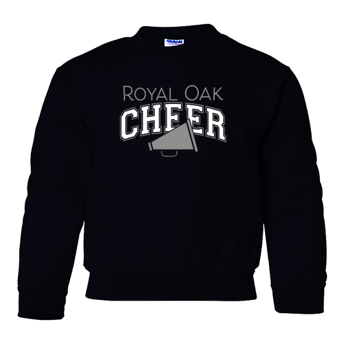 Gildan Heavy Blend Youth Crew Neck Sweatshirt -- Black