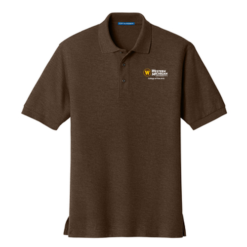 Embroidered Port Authority Silk Touch Polo -- Coffee Bean