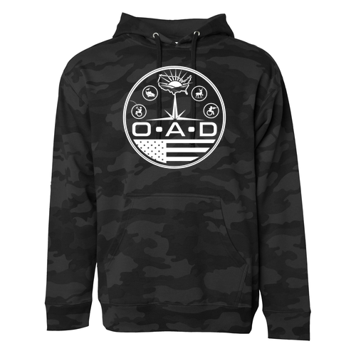 Independent Trading Midweight Hooded Sweatshirt -- Black Camo