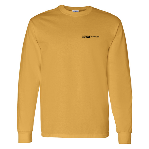 Gildan Heavy Cotton Longsleeve Basic T-Shirt -- Gold
