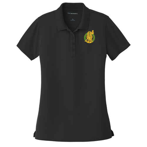 Ladies Performance Black Polo Shirt