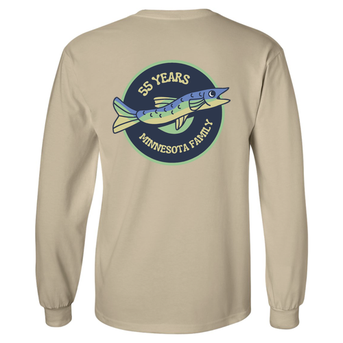 Gildan Ultra Cotton Longsleeve Basic T-Shirt -- Sand