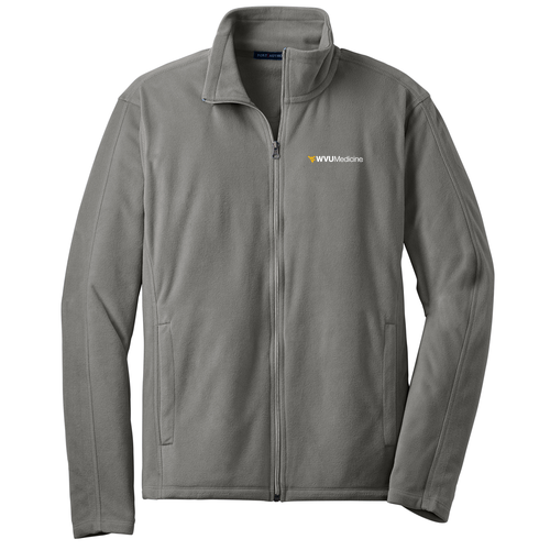 Port Authority Microfleece Jacket -- Pearl Grey