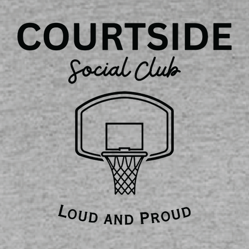 Courtside Social Club -- Gildan Ultra Cotton Longsleeve Basic T-Shirt -- Sport Grey