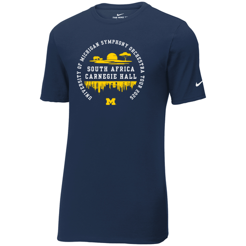 Mens/Unisex Nike Dri-FIT Cotton / Poly Tee -- College Navy